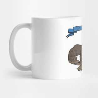 workin' on my fitness: gaininclaw Mug